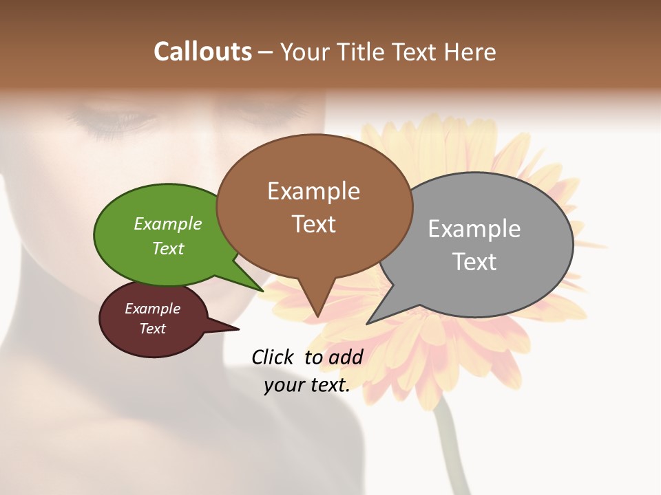 Young Spa Expression PowerPoint Template