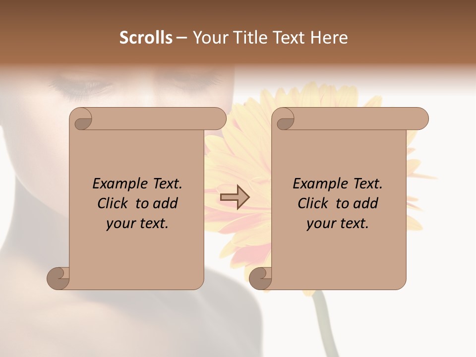 Young Spa Expression PowerPoint Template