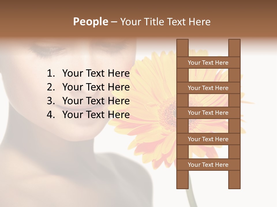 Young Spa Expression PowerPoint Template