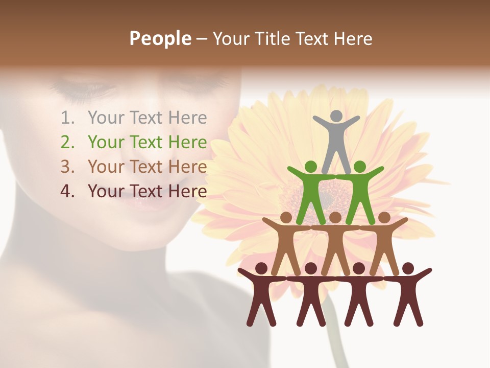 Young Spa Expression PowerPoint Template