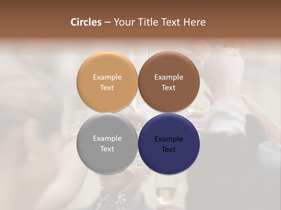 Rings Background Suit PowerPoint Template