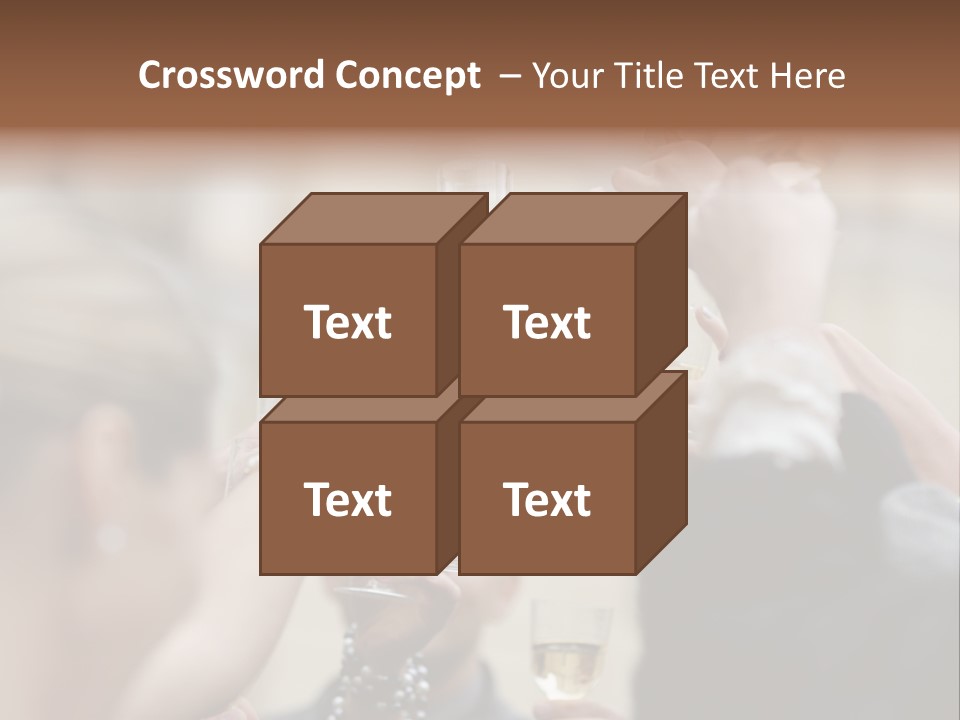 Rings Background Suit PowerPoint Template