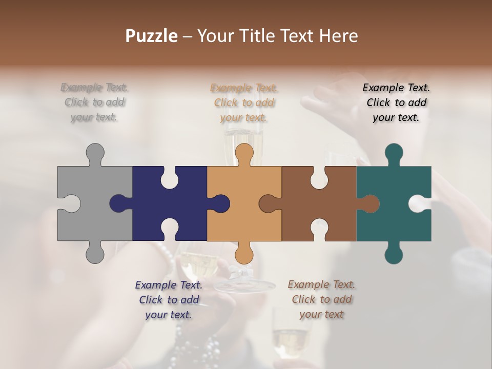 Rings Background Suit PowerPoint Template