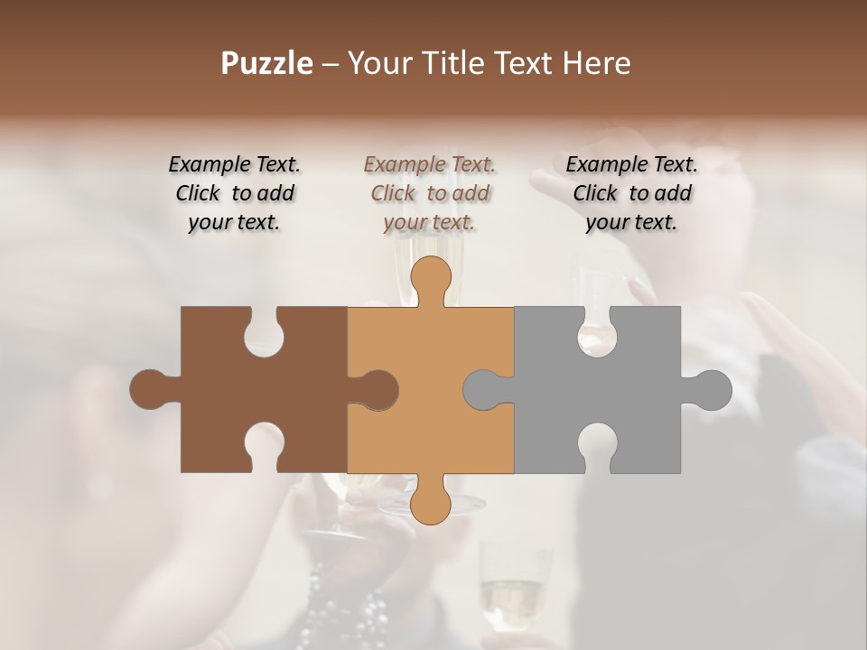 Rings Background Suit PowerPoint Template