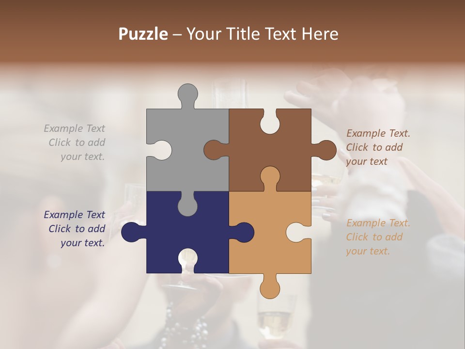 Rings Background Suit PowerPoint Template