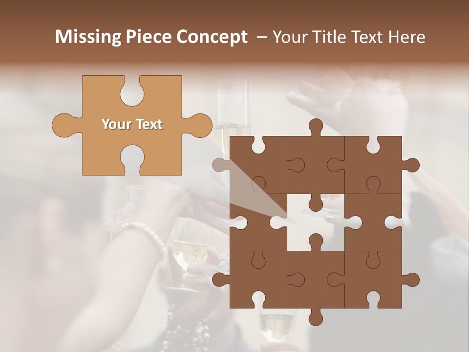 Rings Background Suit PowerPoint Template