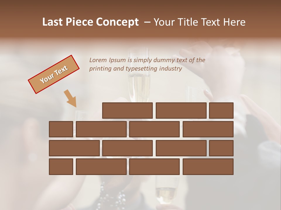 Rings Background Suit PowerPoint Template