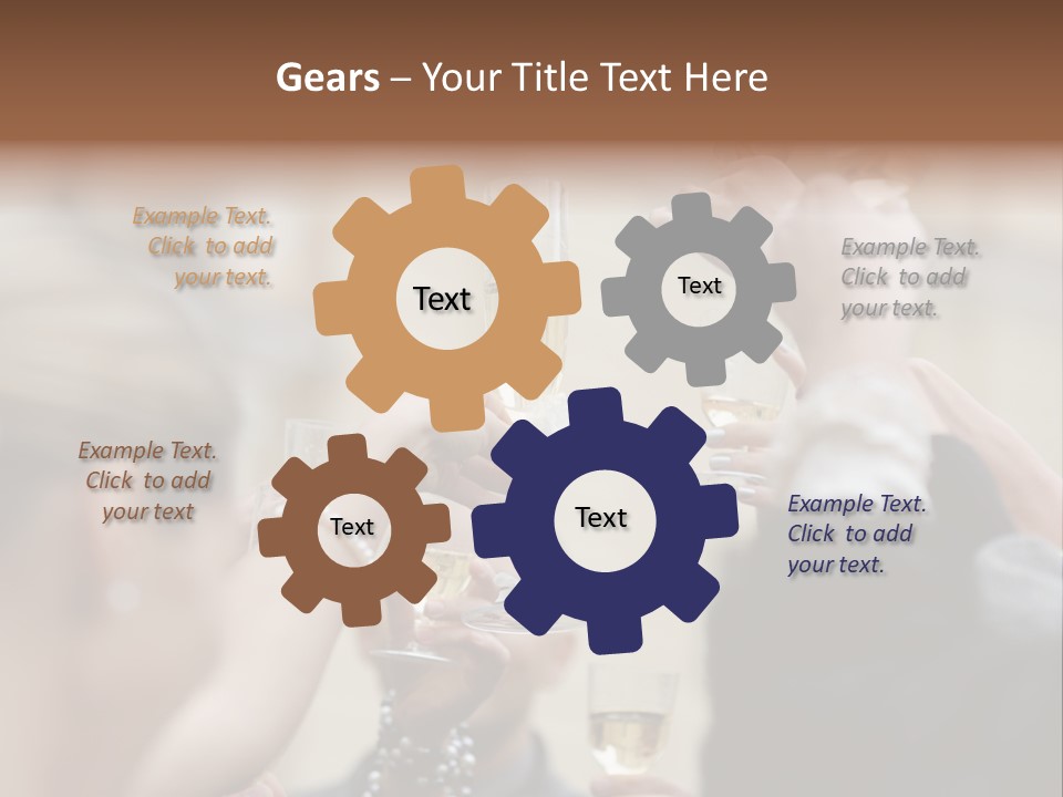 Rings Background Suit PowerPoint Template