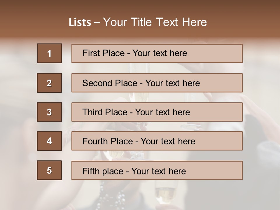 Rings Background Suit PowerPoint Template