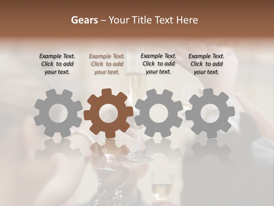 Rings Background Suit PowerPoint Template