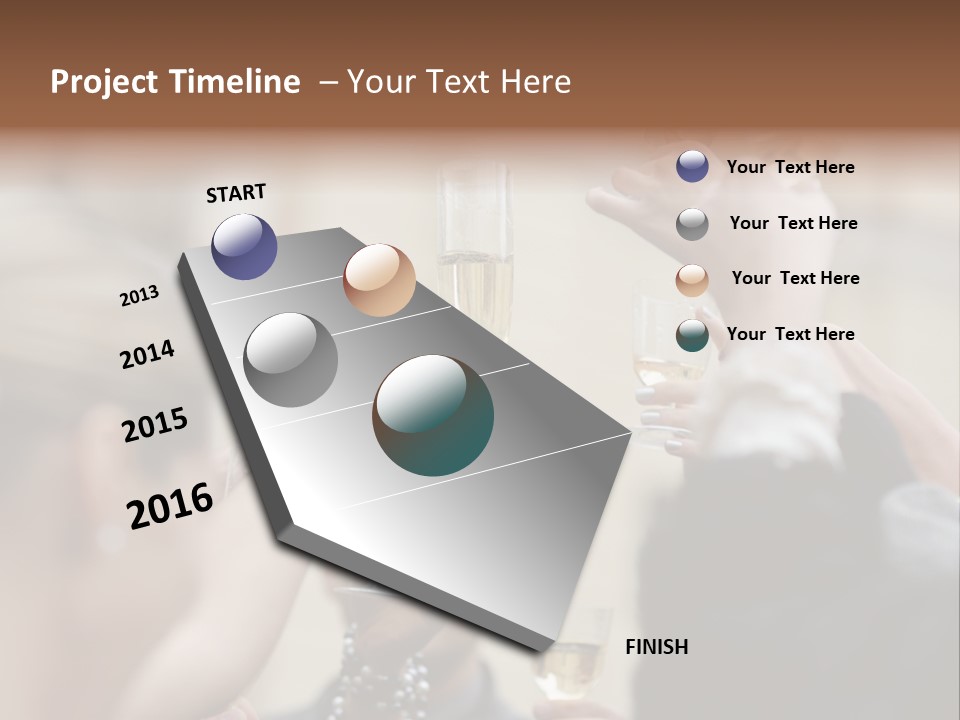 Rings Background Suit PowerPoint Template