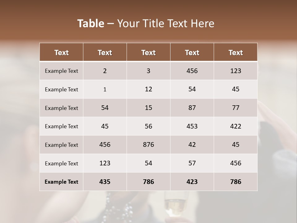 Rings Background Suit PowerPoint Template