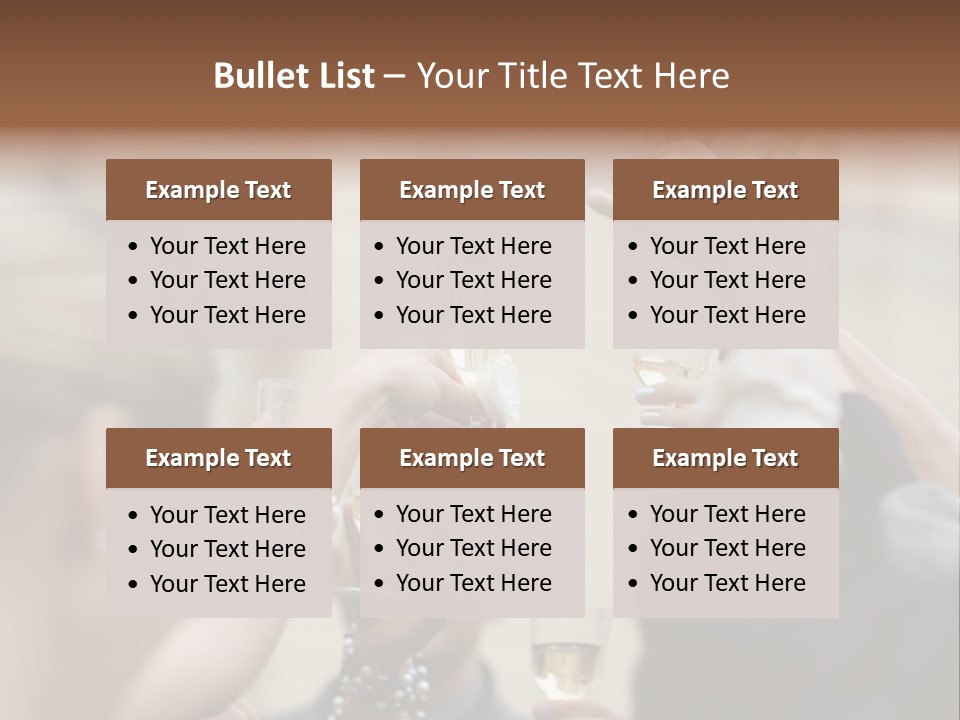 Rings Background Suit PowerPoint Template