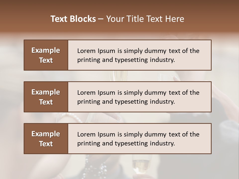 Rings Background Suit PowerPoint Template