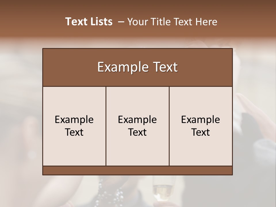 Rings Background Suit PowerPoint Template