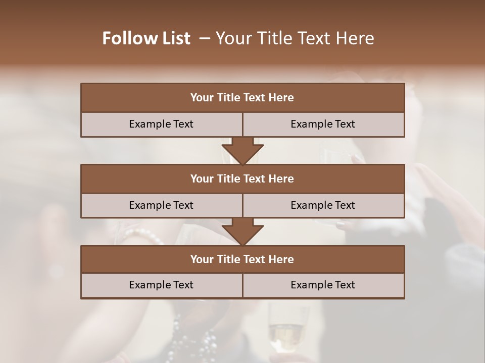 Rings Background Suit PowerPoint Template
