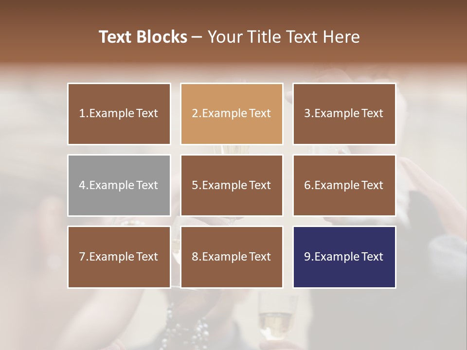 Rings Background Suit PowerPoint Template