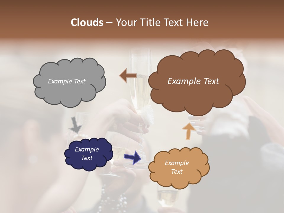 Rings Background Suit PowerPoint Template