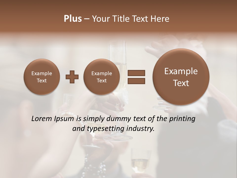 Rings Background Suit PowerPoint Template