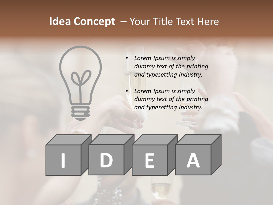 Rings Background Suit PowerPoint Template