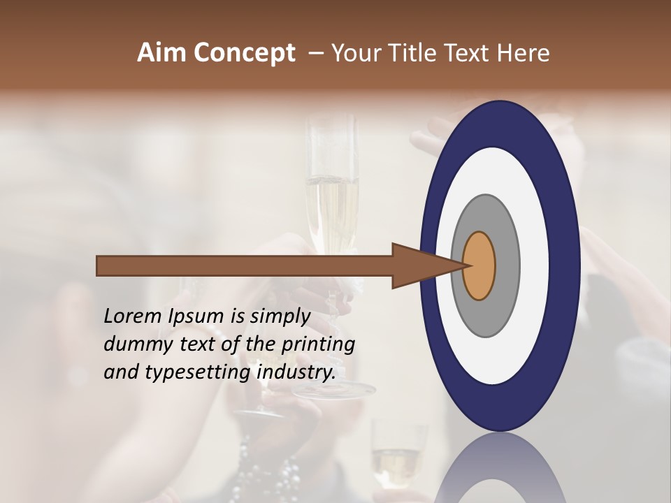 Rings Background Suit PowerPoint Template