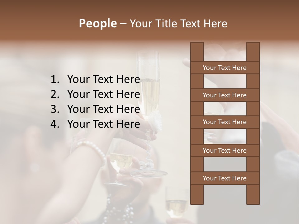 Rings Background Suit PowerPoint Template