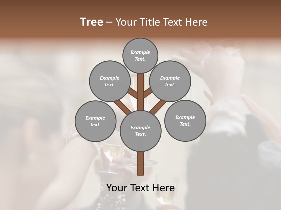 Rings Background Suit PowerPoint Template