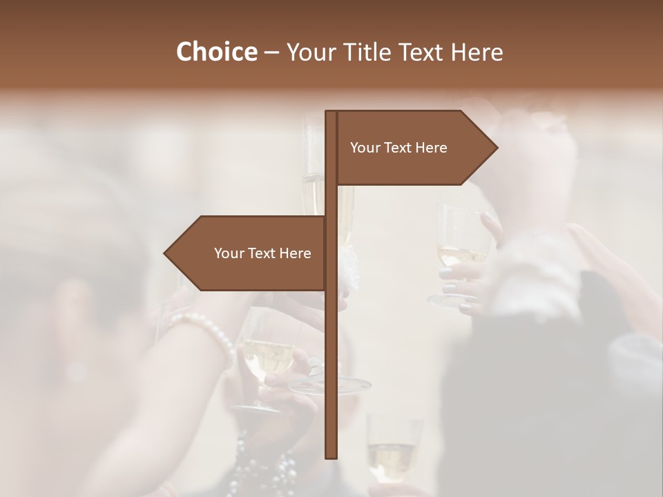 Rings Background Suit PowerPoint Template