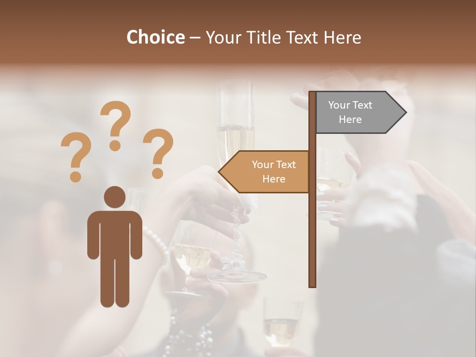 Rings Background Suit PowerPoint Template