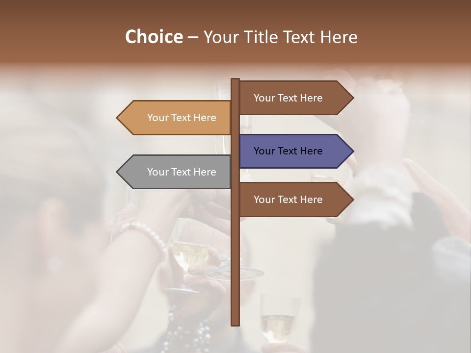 Rings Background Suit PowerPoint Template