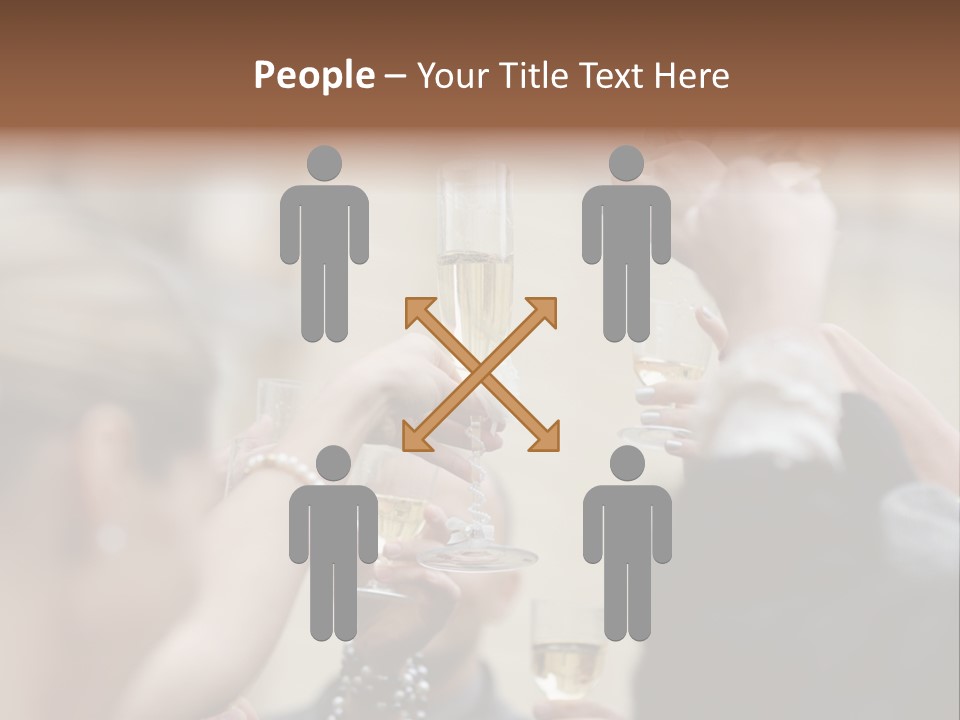 Rings Background Suit PowerPoint Template