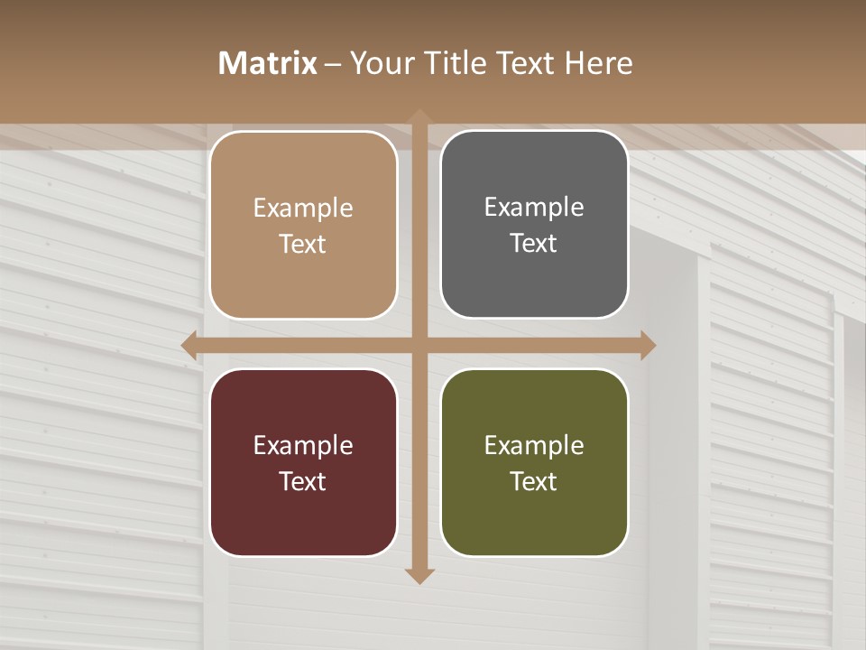 Door Work Drive PowerPoint Template