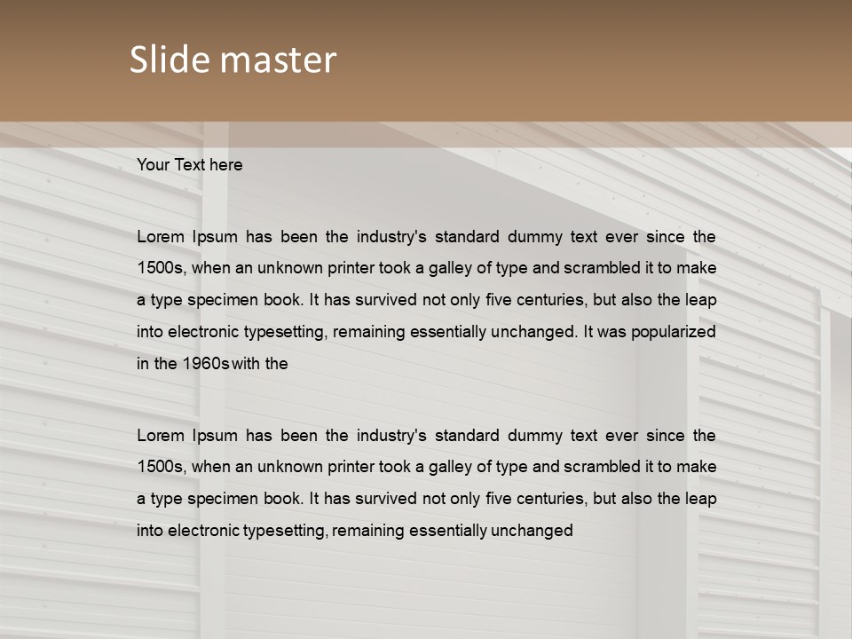 Door Work Drive PowerPoint Template