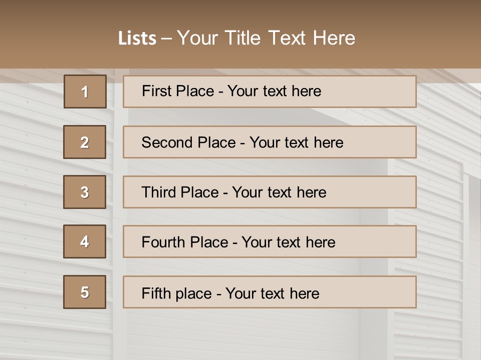 Door Work Drive PowerPoint Template