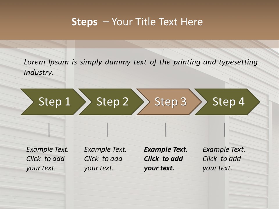 Door Work Drive PowerPoint Template