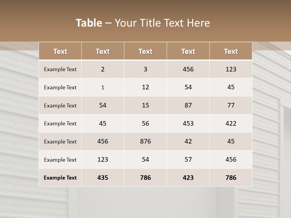 Door Work Drive PowerPoint Template