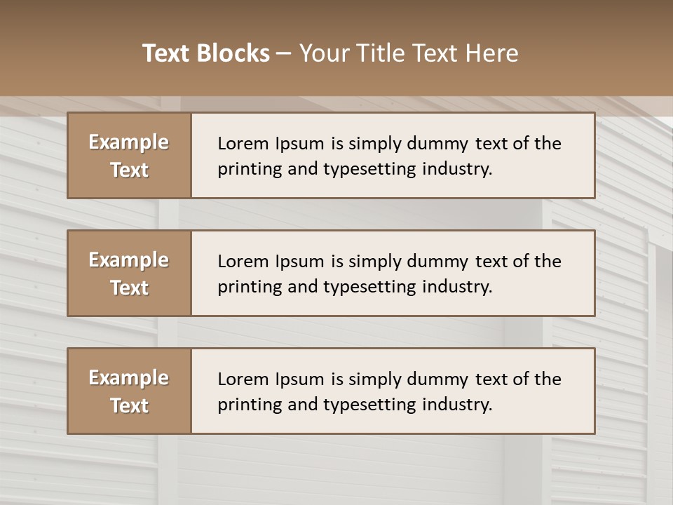 Door Work Drive PowerPoint Template
