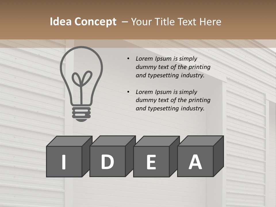 Door Work Drive PowerPoint Template