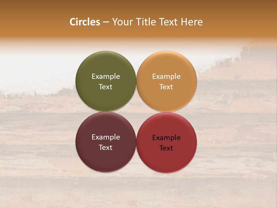 Log Wall Chalet PowerPoint Template