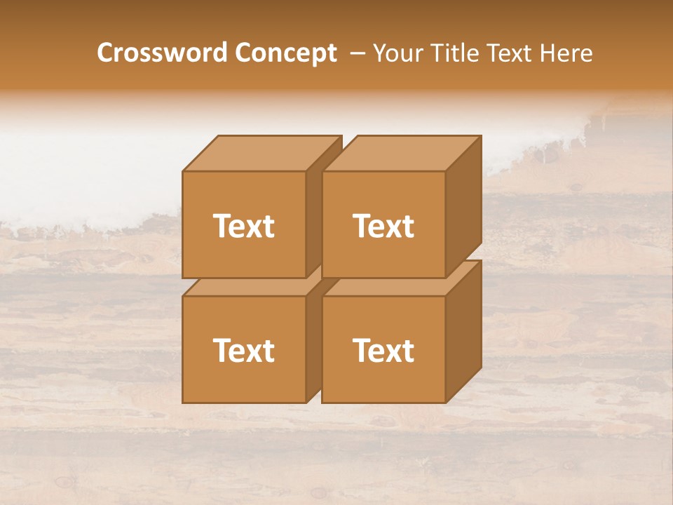 Log Wall Chalet PowerPoint Template
