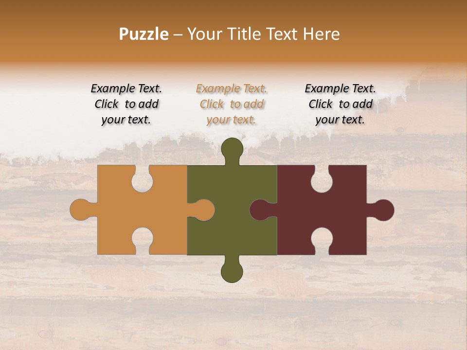 Log Wall Chalet PowerPoint Template