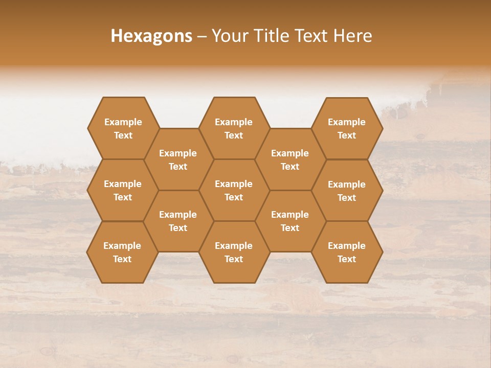 Log Wall Chalet PowerPoint Template