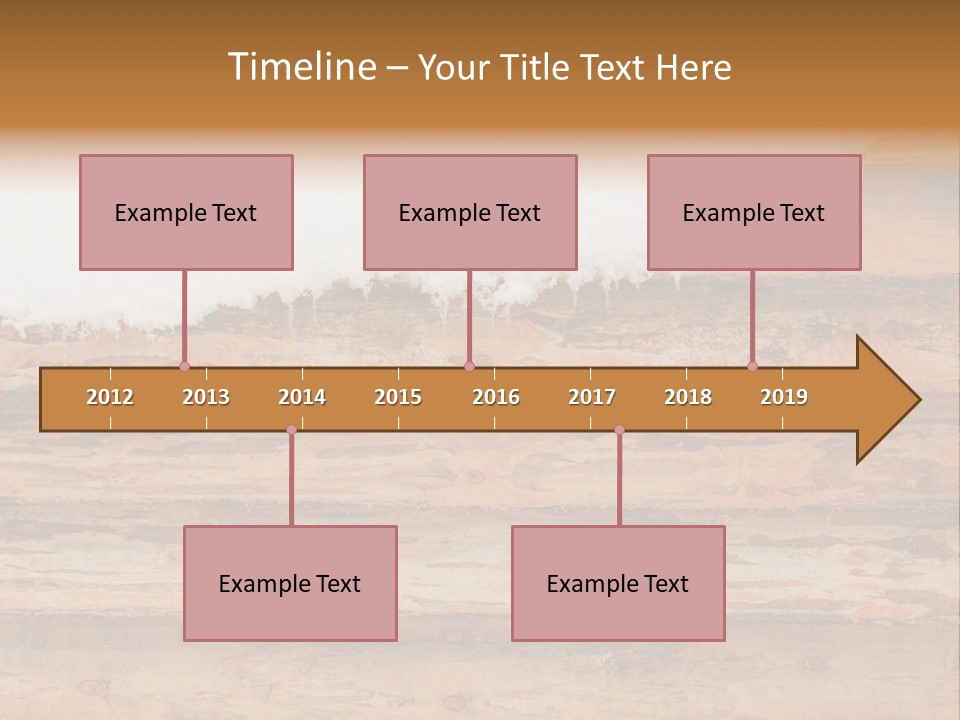 Log Wall Chalet PowerPoint Template