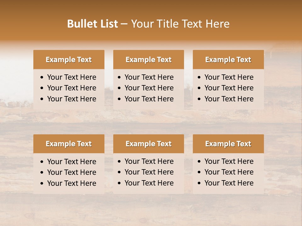 Log Wall Chalet PowerPoint Template