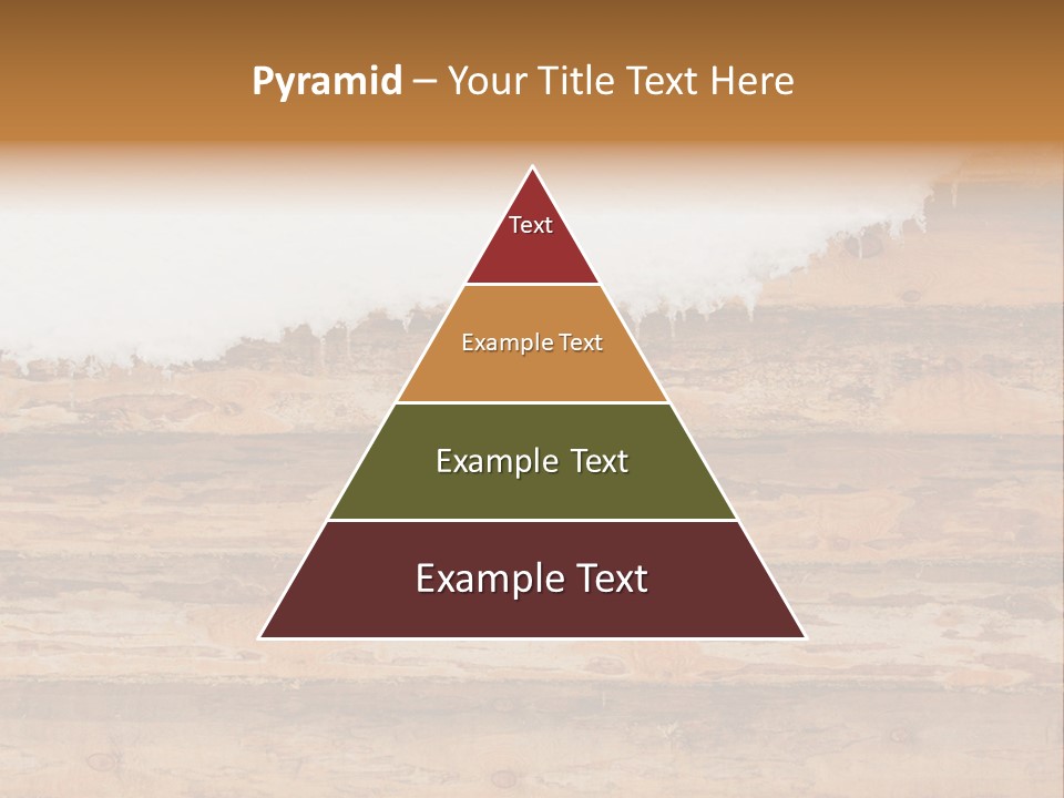 Log Wall Chalet PowerPoint Template