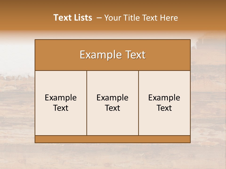 Log Wall Chalet PowerPoint Template