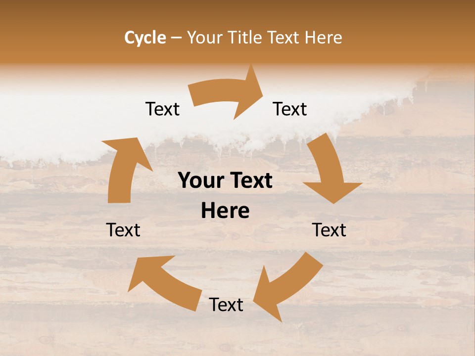 Log Wall Chalet PowerPoint Template