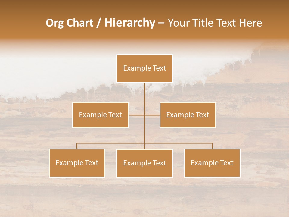 Log Wall Chalet PowerPoint Template