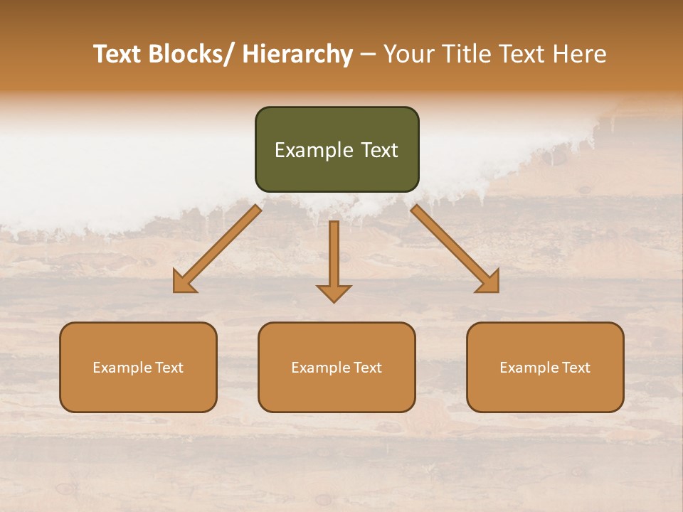 Log Wall Chalet PowerPoint Template