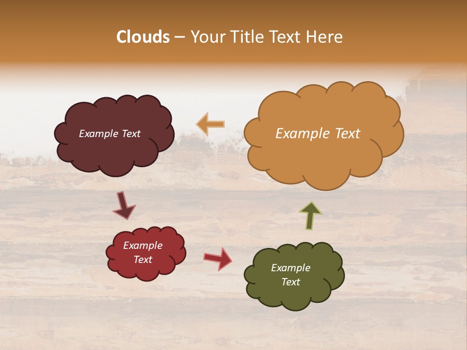 Log Wall Chalet PowerPoint Template